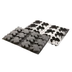 Pasquale / Easter / Dove Tart, 12-Cavity Professional Silicone Baking Mold, Made in Italy