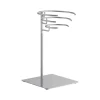 Stainless steel multi-ring vacuum bag stand holder for sous vide prep