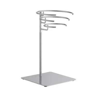 Stainless steel multi-ring vacuum bag stand holder for sous vide prep